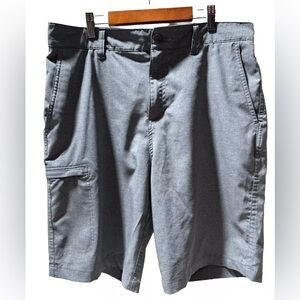 Panama Jack Flat Front Stretch Shorts 34 waist Light Grey